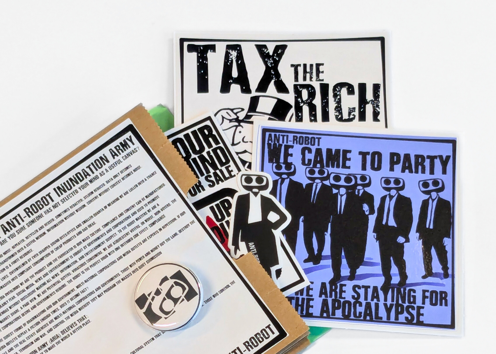 Anti-Robot Propaganda Pack / Zine