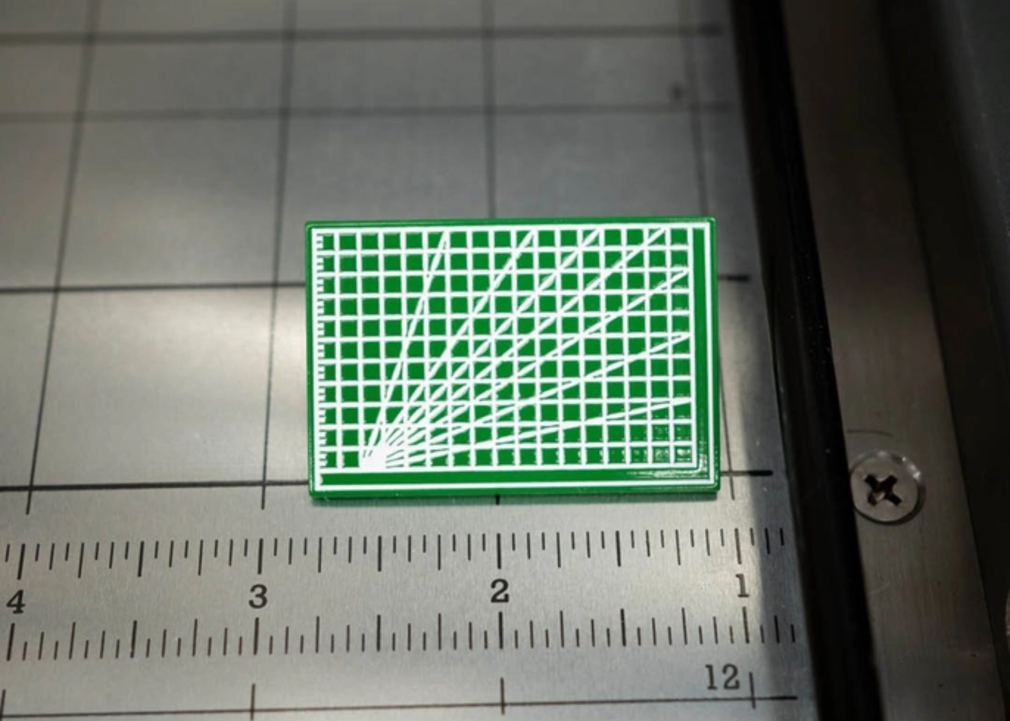 Cutting Mat Enamel Pin
