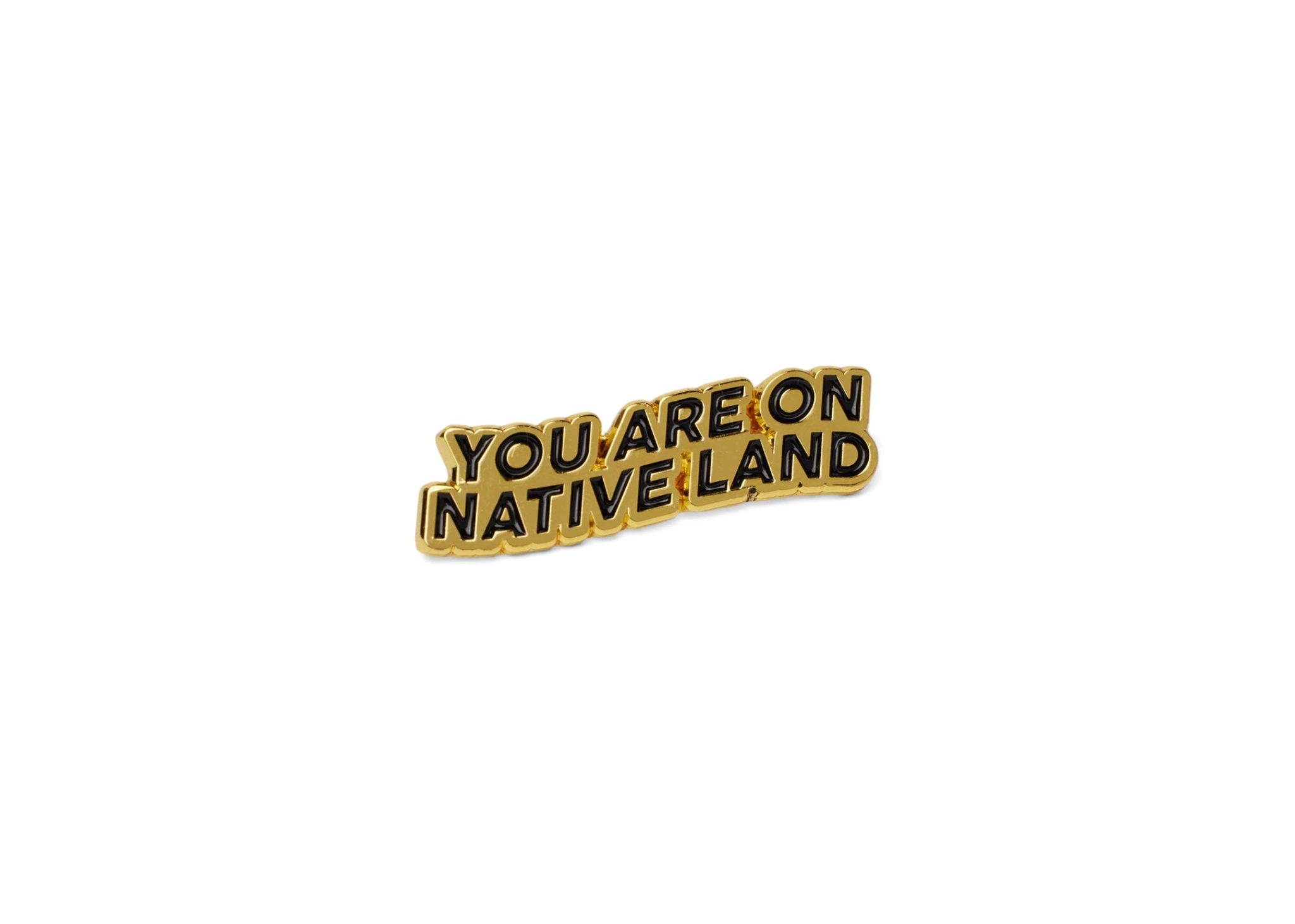 You Are On Native Land Enamel Pin
