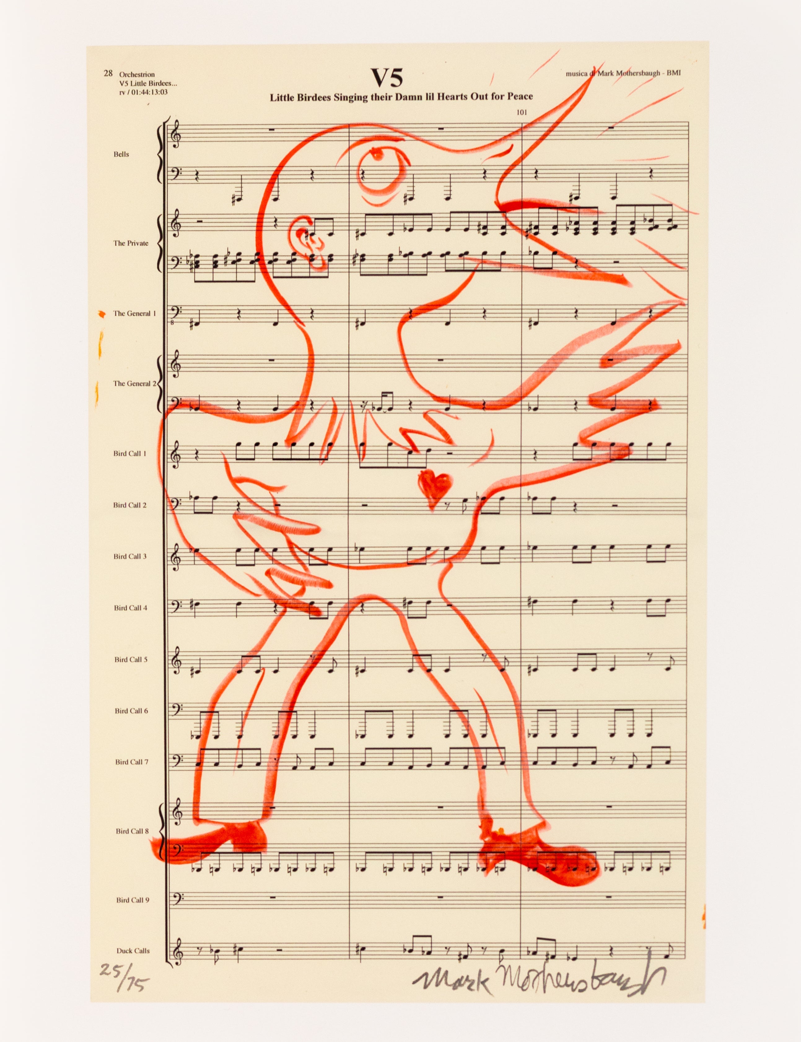 Mark Mothersbaugh: V5: Little Birdees Singing Their Damn lil Hearts Out for Peace