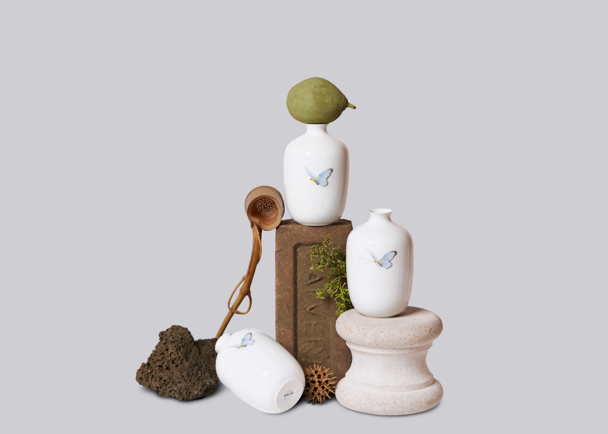 Hand Painted Porcelain Mini Vase