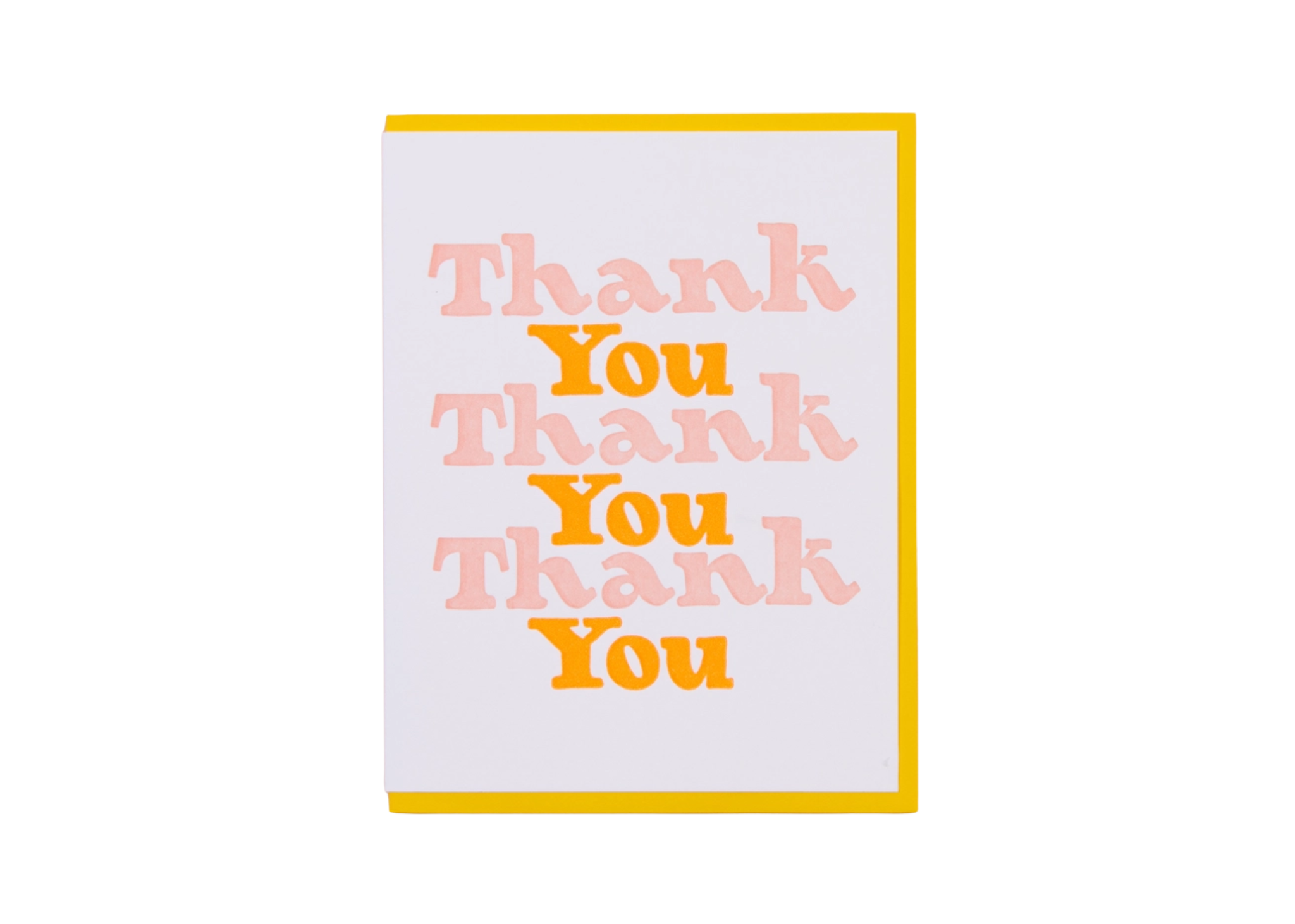 Thank You Thank You Thank You Card