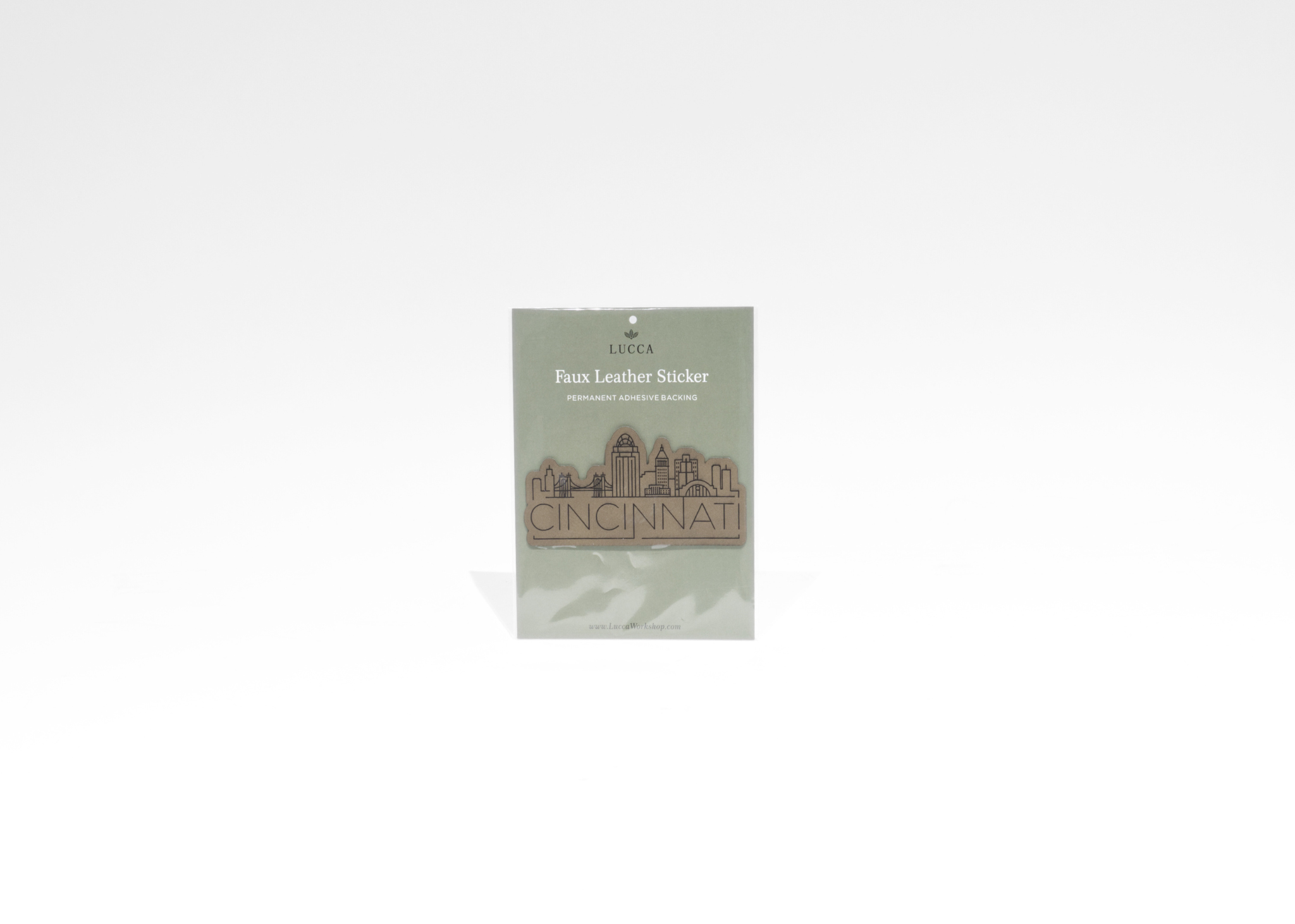 Cincinnati Faux Leather Sticker