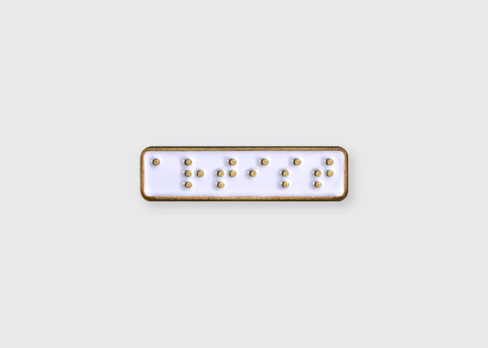 Braille Artist Enamel Pin