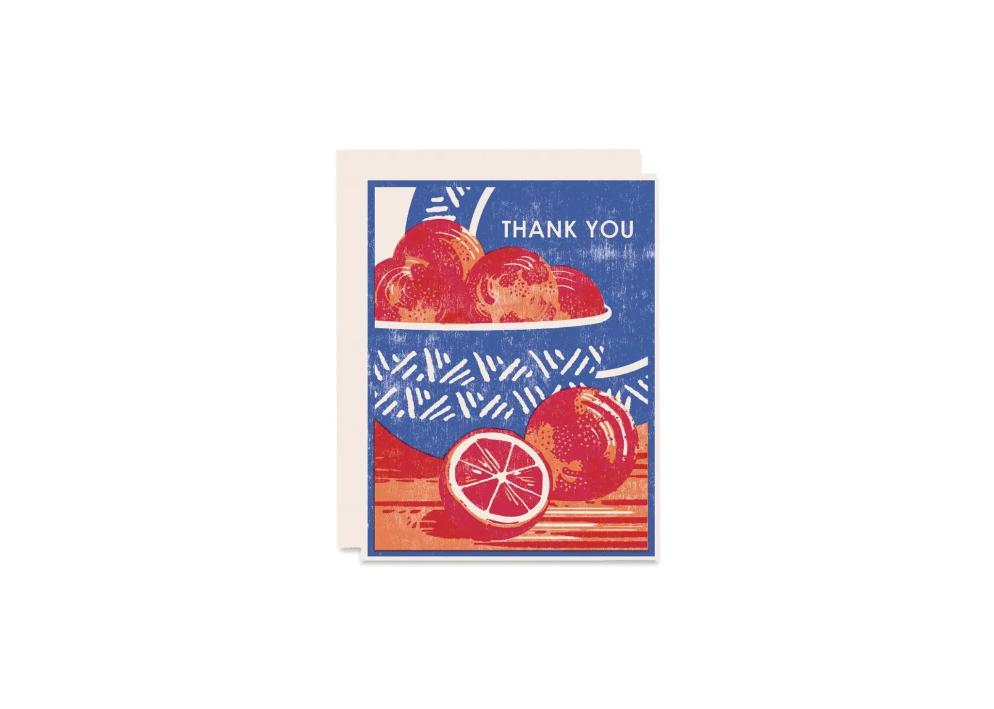 Blood Orange Thank You Card