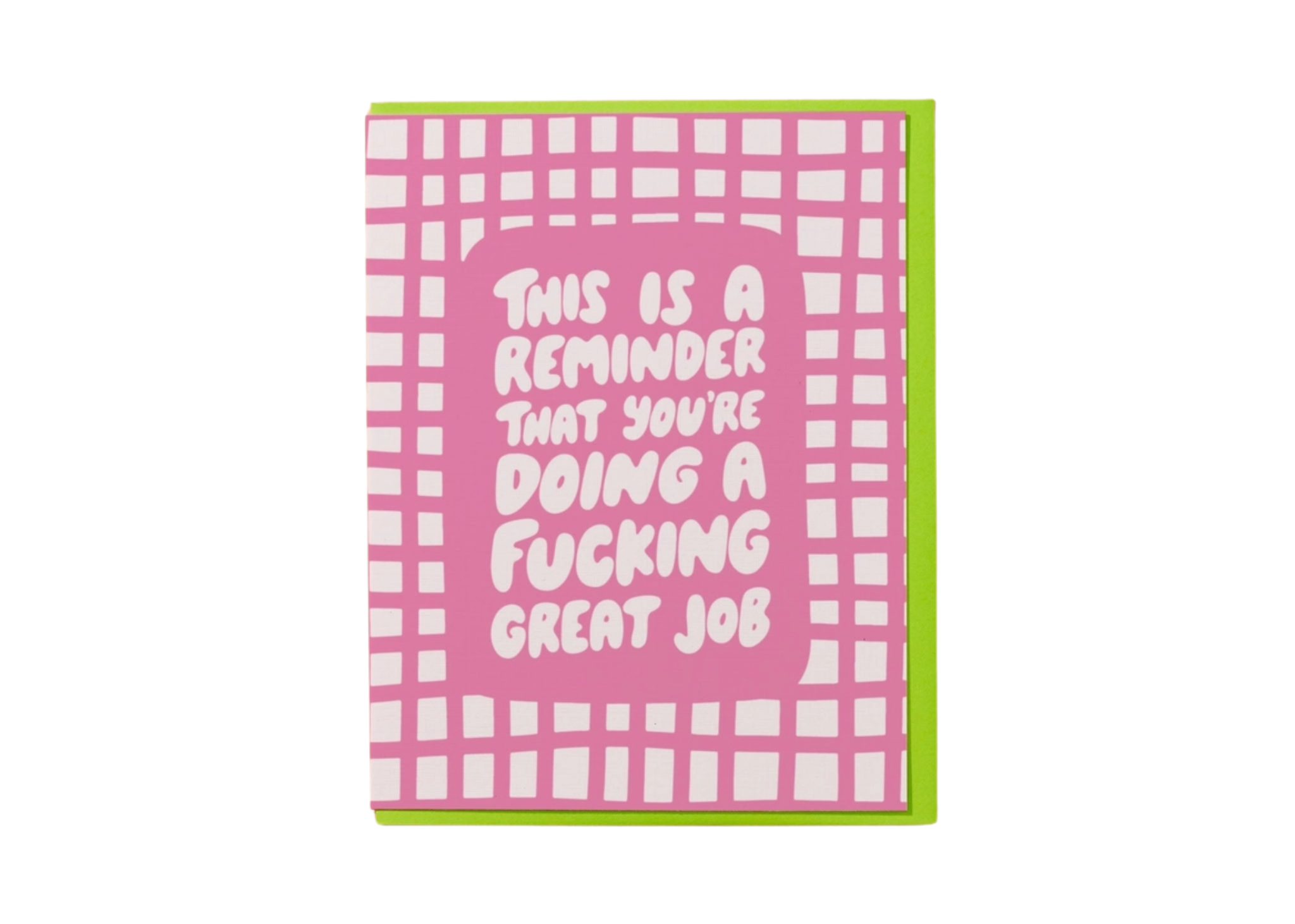 Doing A Great Fuckin Job Card