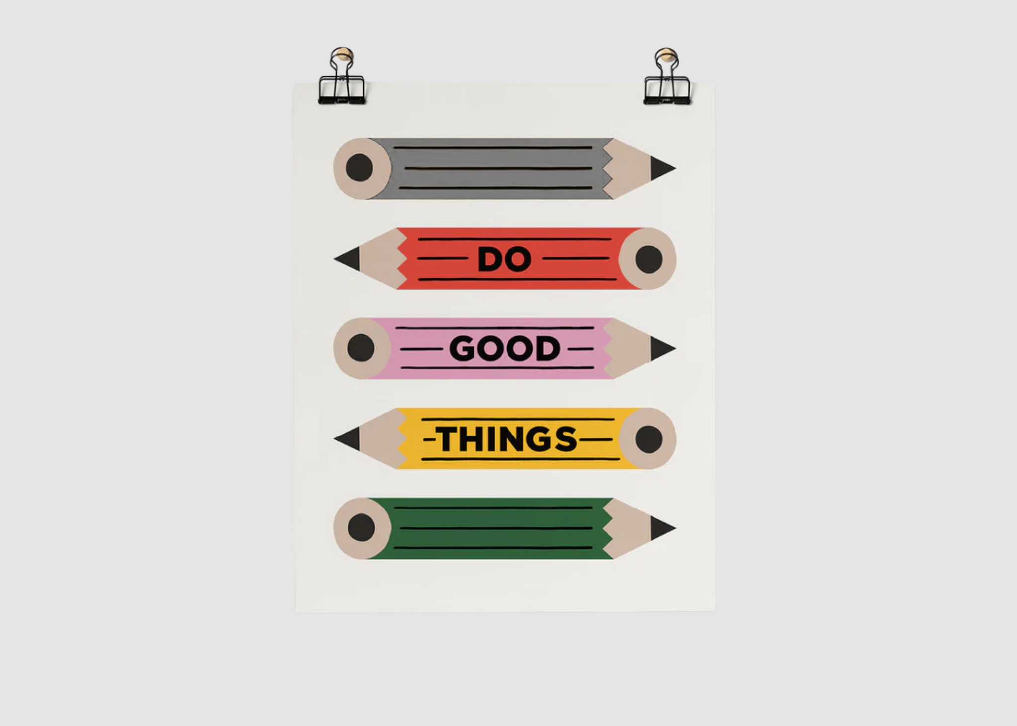 Do Good Things Print
