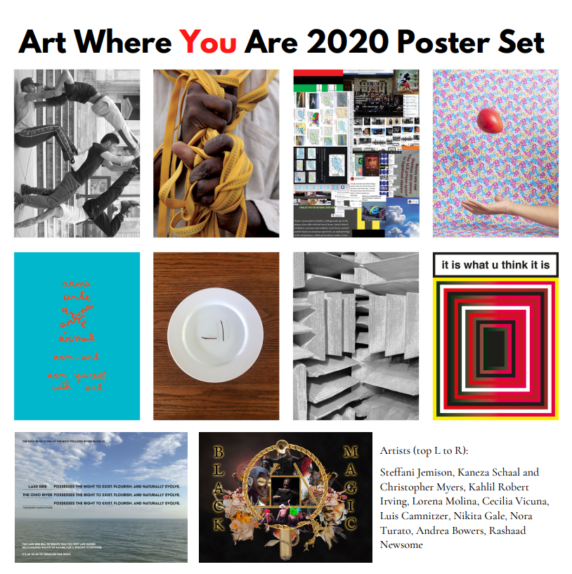 Art Where You Are Poster Set