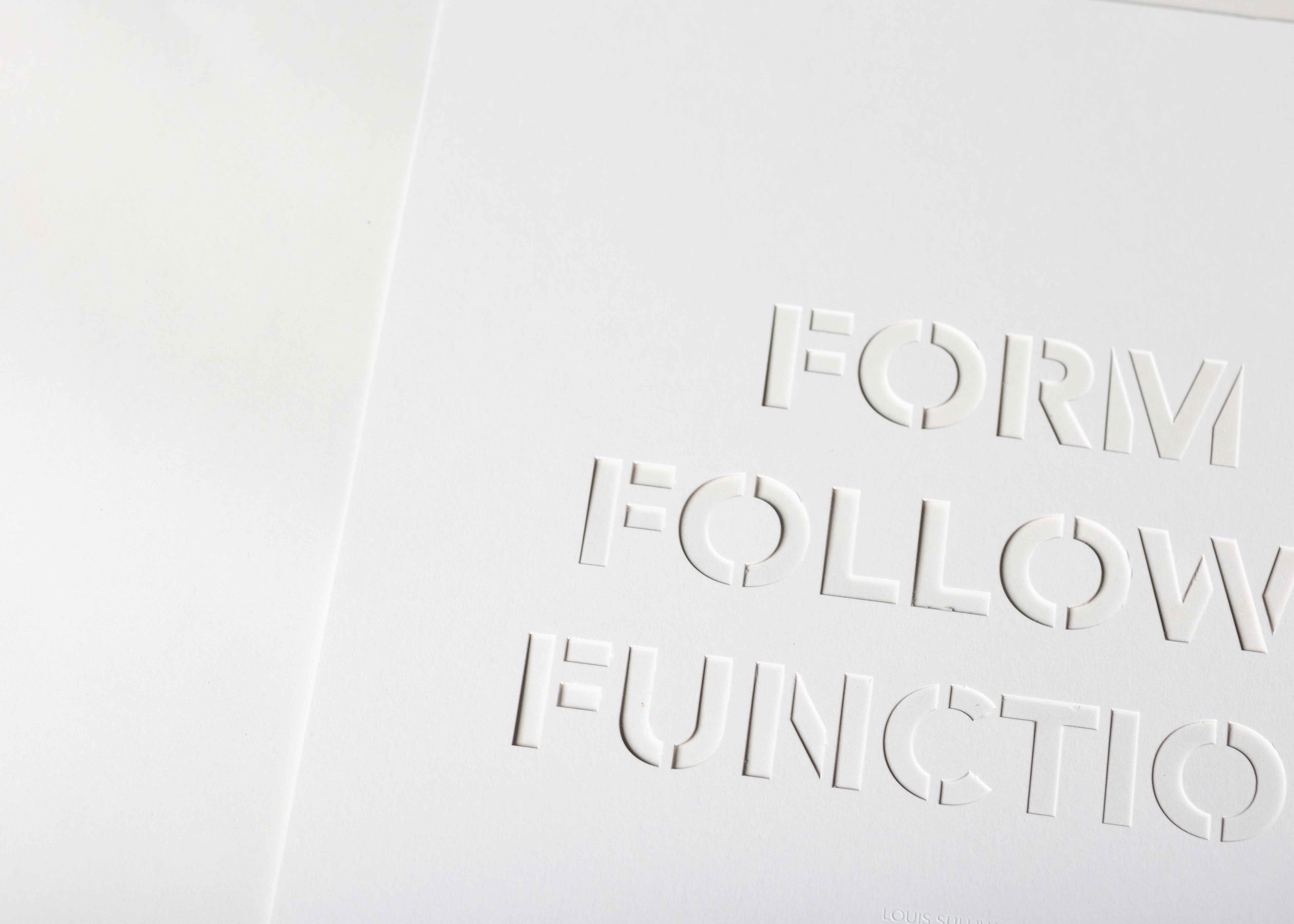 Form Follows Function Poster