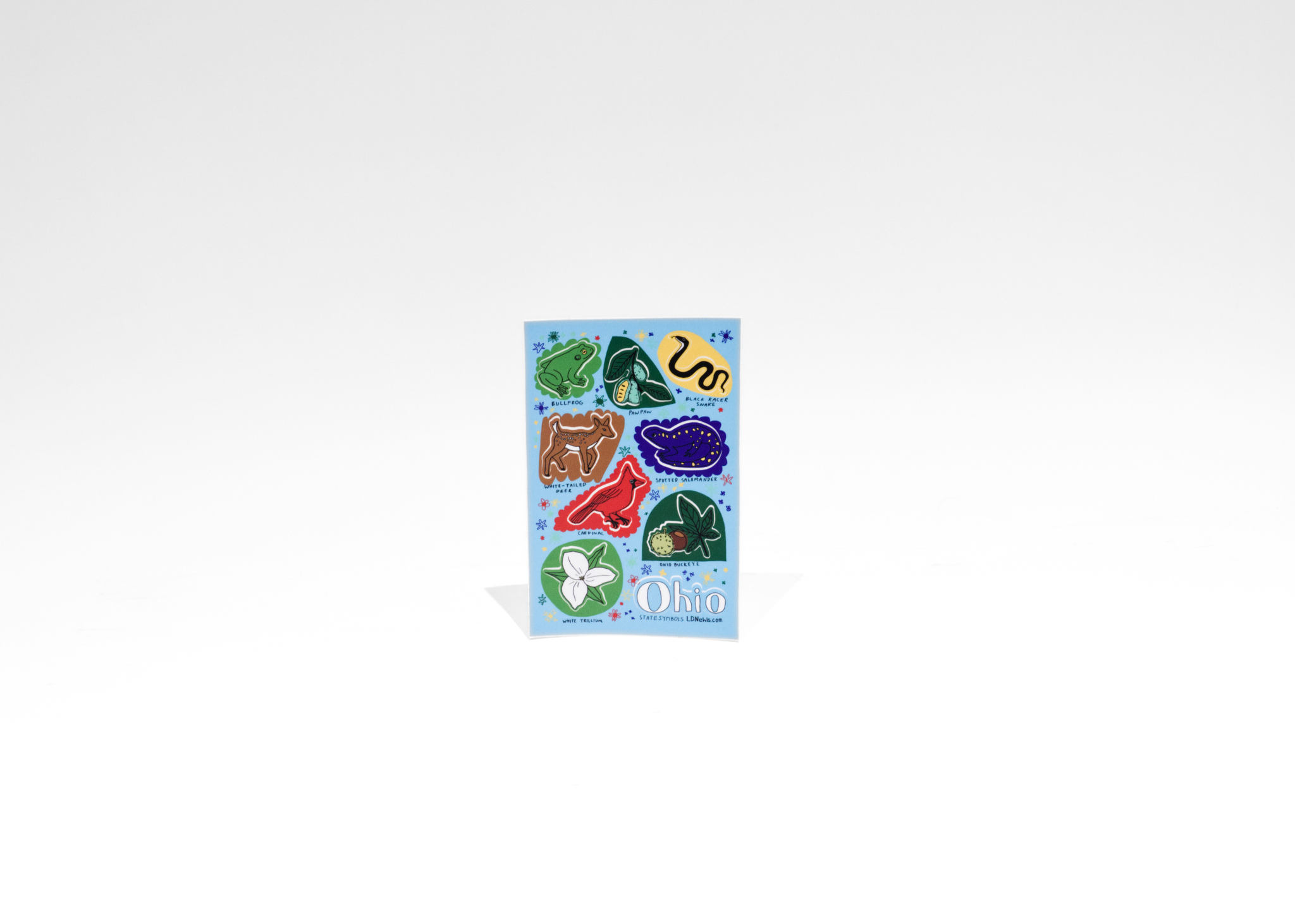 Ohio State Symbols Stickers
