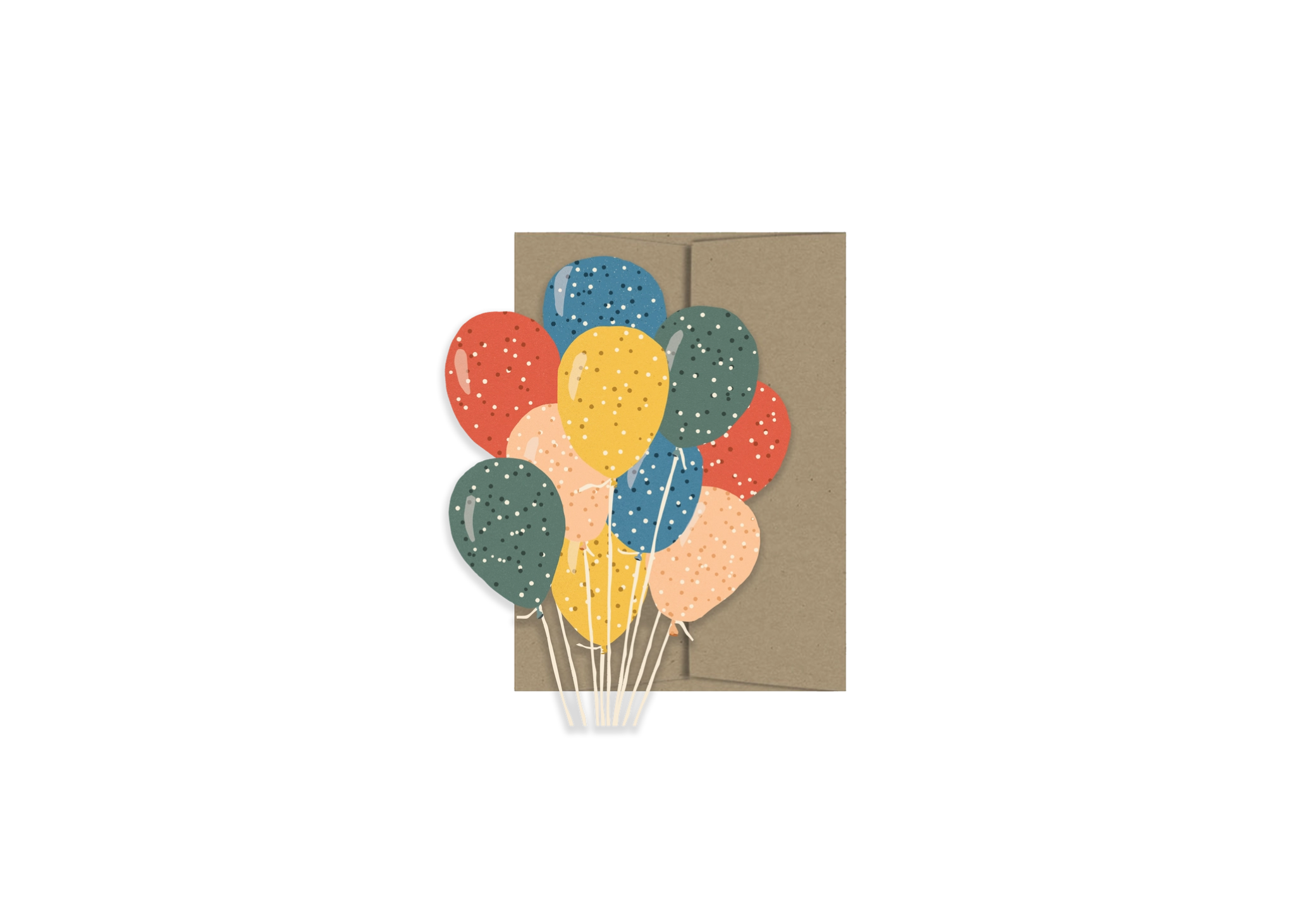 Party Balloons Card